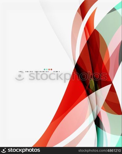 Colorful geometric wave abstract background. Vector template background for workflow layout, diagram, number options or web design