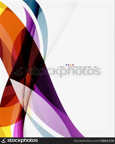 Colorful geometric wave abstract background. Vector template background for workflow layout, diagram, number options or web design