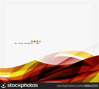 Colorful geometric wave abstract background. Vector template background for workflow layout, diagram, number options or web design