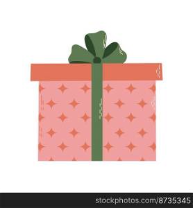 Colorful gift box. Good for Birthday, Christmas design. Vector illustration.. Colorful gift box. Good for Birthday, Christmas design. Vector illustration