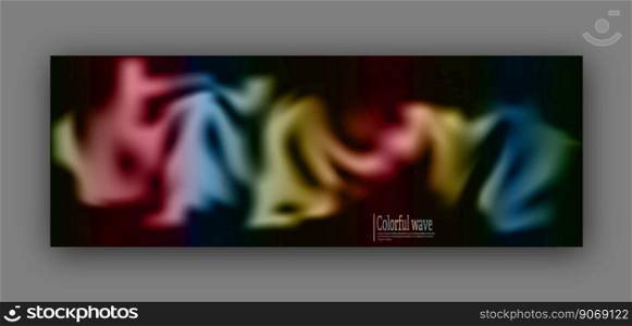 Colorful gradient background. Layout for the cover, banner, poster. Template for interior paintings, decorations and creative design. Color blur