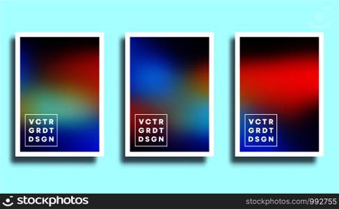 Colorful gradient backgrounds set for flyer, banner, poster, brochure cover, typography or other printing products. Vector illustration.. Colorful gradient backgrounds set for flyer, banner, poster, brochure cover, typography or other printing products. Vector illustration