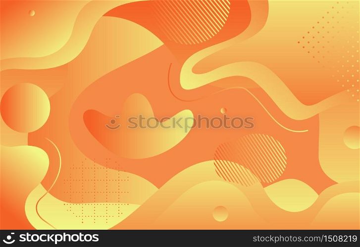 Colorful Gradient Fluid Liquid Geometric Dynamic Shape Background