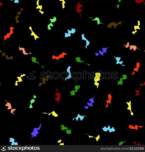 Colorful Grunge Seamless Pattern. Colorful Grunge Seamless Pattern on Black Background. Colorful Grunge Seamless Pattern