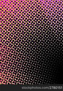 colorful halftone abstract background, vector without gradient