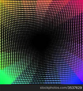 colorful halftone abstract background, vector without gradient