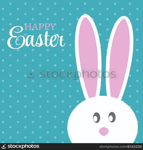 Colorful Happy Easter Background Vector Illustration. EPS10