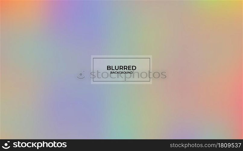 Colorful holographic blurred background
