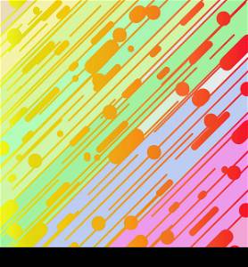 colorful illustration with abstract line background for your design