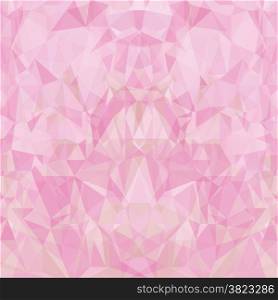 colorful illustration with abstract pink background