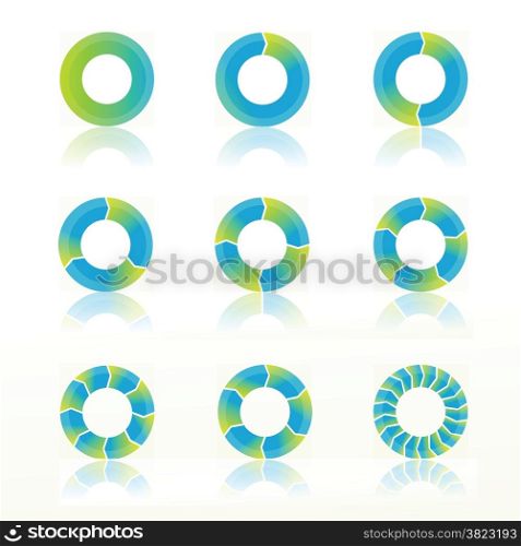 colorful illustration with diagram on white backgrounds