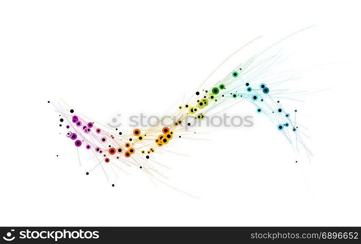 Colorful lines on white background. Colorful lines on white background. Vector illustration