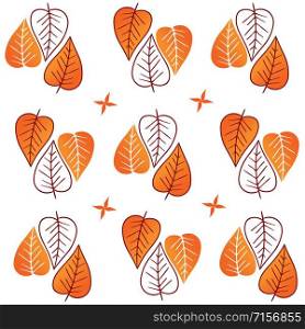 colorful minimal art creative concept geometric vector pattern background leaf design