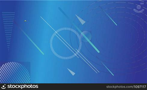 colorful minimal vector art abstract background geometric concept new