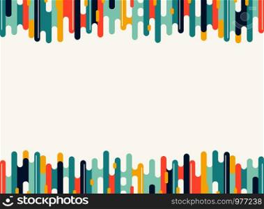 Colorful modern colors stripe lines pattern of white space text background. You can use for ad, poster, presentation, artwork, print, cover design, annual report. illustration vector eps10