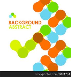 Colorful modern geometric abstract background