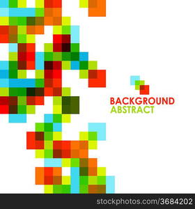 Colorful modern geometric abstract background