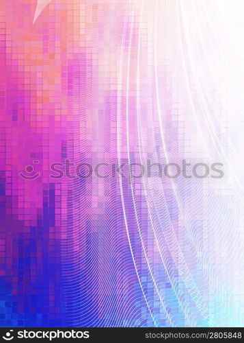 colorful mosaic abstract background, vector without gradient