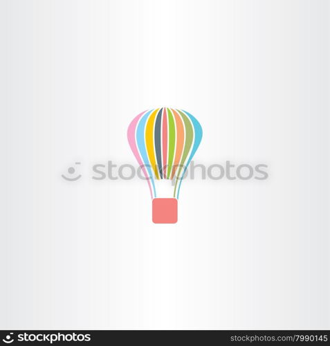 colorful parachute logo vector icon sport