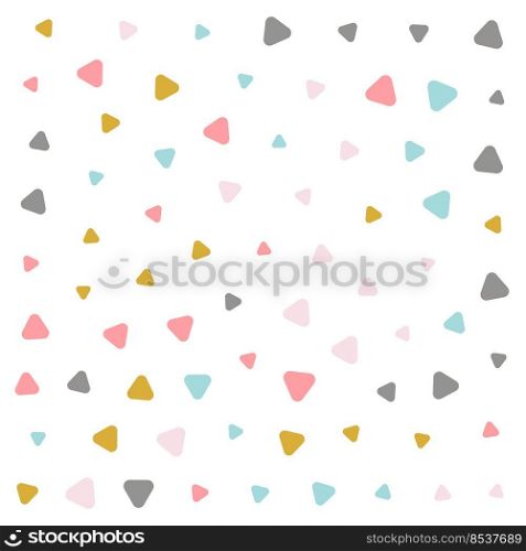 colorful pastel triangle pattern design