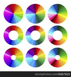 Colorful pattern. Color pattern, vector illustration. Set circular palettes. Vector illustration design. Stock image. EPS 10.. Colorful pattern. Color pattern, vector illustration. Set circular palettes. Vector illustration design. Stock image.