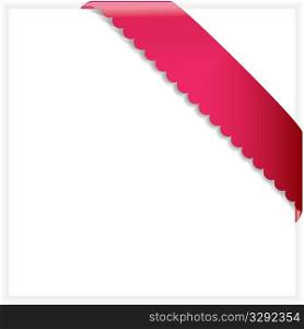 Colorful pink ribbon . vector illustration