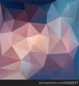 Colorful Polygon abstract background. Vector.