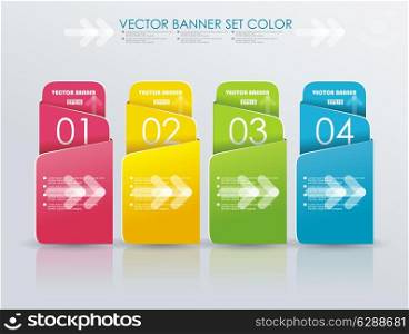 Colorful polygonal origami ribbons. Place your text here
