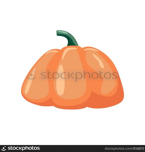 colorful pumpkin over white background vector illustration. Halloween sumbol. colorful pumpkin over white background vector illustration.