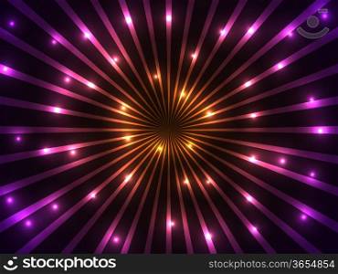 Colorful rays and lights vector background. EPS10 file.