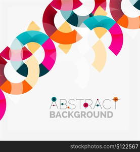 Colorful rings on grey background, modern geometric pattern design. Colorful rings on grey background, modern geometric pattern design. Vector business or technology presentation design template, brochure or flyer pattern, or geometric web banner