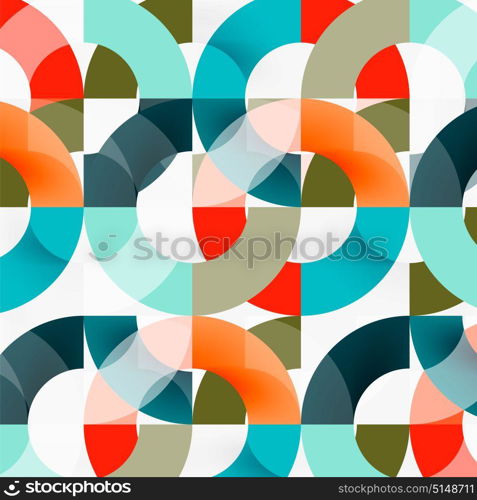 Colorful rings on grey background, modern geometric pattern design. Colorful rings on grey background, modern geometric pattern design. Vector business or technology presentation design template, brochure or flyer pattern, or geometric web banner