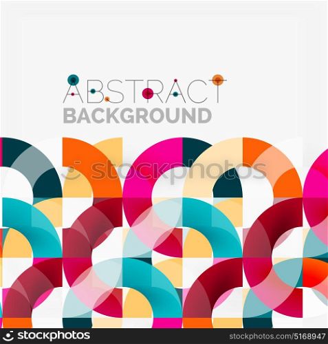 Colorful rings on grey background, modern geometric pattern design. Colorful rings on grey background, modern geometric pattern design. Vector business or technology presentation design template, brochure or flyer pattern, or geometric web banner