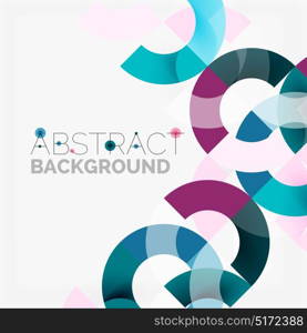 Colorful rings on grey background, modern geometric pattern design. Colorful rings on grey background, modern geometric pattern design. Vector business or technology presentation design template, brochure or flyer pattern, or geometric web banner