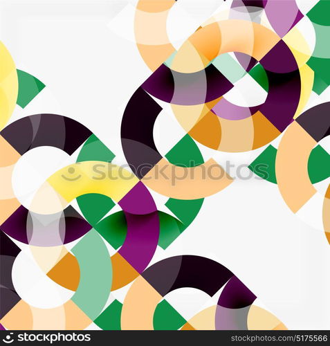 Colorful rings on grey background, modern geometric pattern design. Colorful rings on grey background, modern geometric pattern design. Vector business or technology presentation design template, brochure or flyer pattern, or geometric web banner