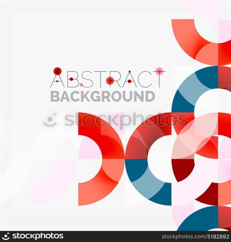 Colorful rings on grey background, modern geometric pattern design. Colorful rings on grey background, modern geometric pattern design. Vector business or technology presentation design template, brochure or flyer pattern, or geometric web banner