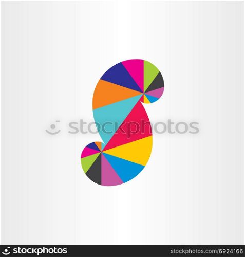 colorful s leter spiral vector logotype design
