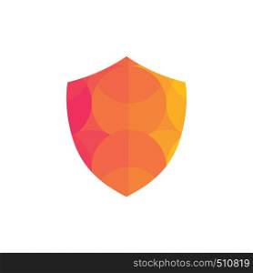 Colorful shield vector. Shield Icon Picture, vector Flat, shield App and Web symbol.