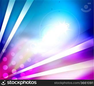 Colorful shiny abstract template