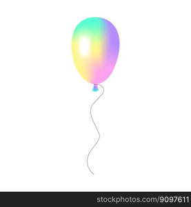 Colorful shiny balloon. Happy birthday. Love concept. Vector illustration. EPS 10.. Colorful shiny balloon. Happy birthday. Love concept. Vector illustration.