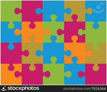 colorful shiny puzzle