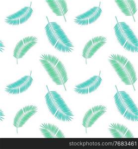 Colorful Silhouette of Palm Trees on White Background. Seamless pattern. Vector illustration. EPS10. Colorful Silhouette of Palm Trees on White Background. Seamless pattern. Vector illustration