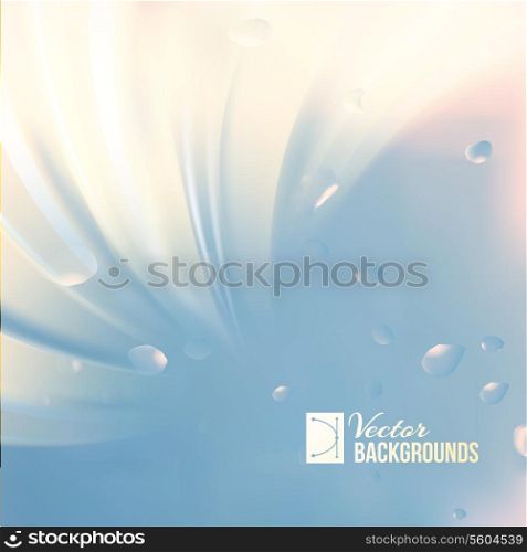 Colorful smooth light lines background. Vector illustration.