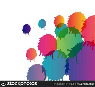 colorful splashes background vector illustration