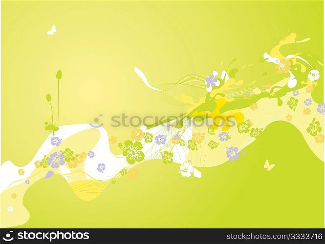 Colorful spring decoration. abstract Spring flower background