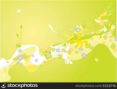 Colorful spring decoration. abstract Spring flower background