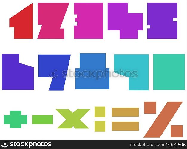 Colorful square numbers