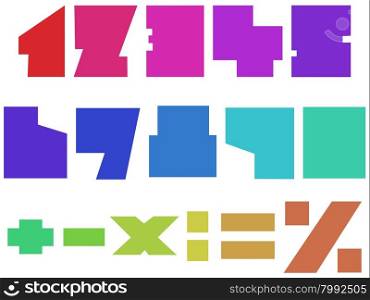 Colorful square numbers