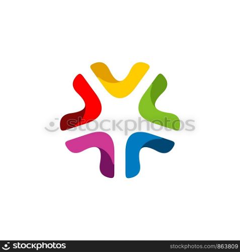 Colorful Star Logo Template Illustration Design. Vector EPS 10.