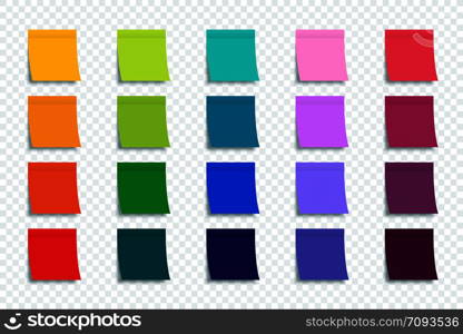 Colorful Stickers set isolated on transparent background. Stickers. Vector colorful stickers for advertising design